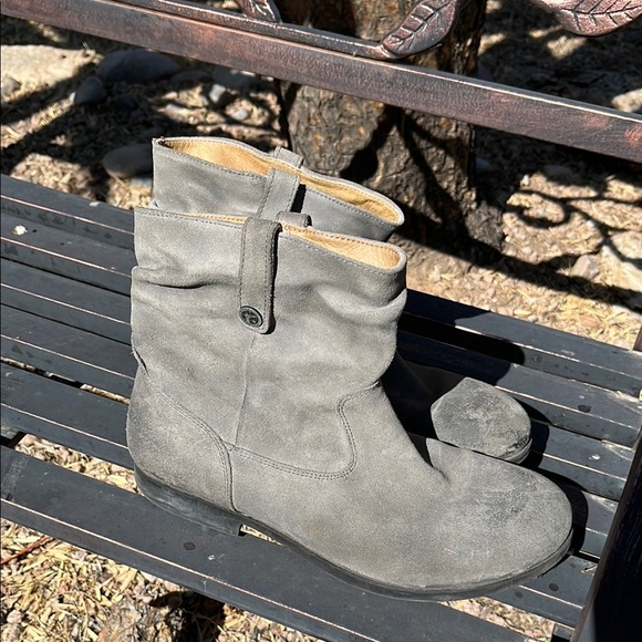 Birkenstock Slouch Gray Ankle Boots Size 40 - Picture 4 of 8